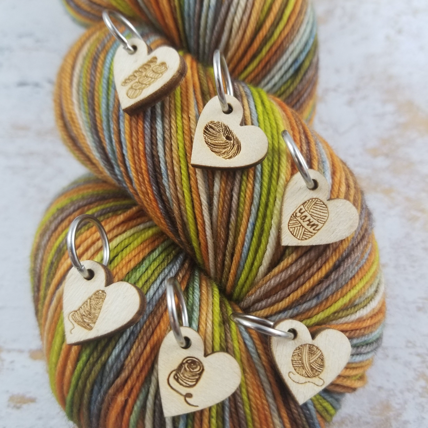 Katrinkles - Yarn Love Stitch Marker Set