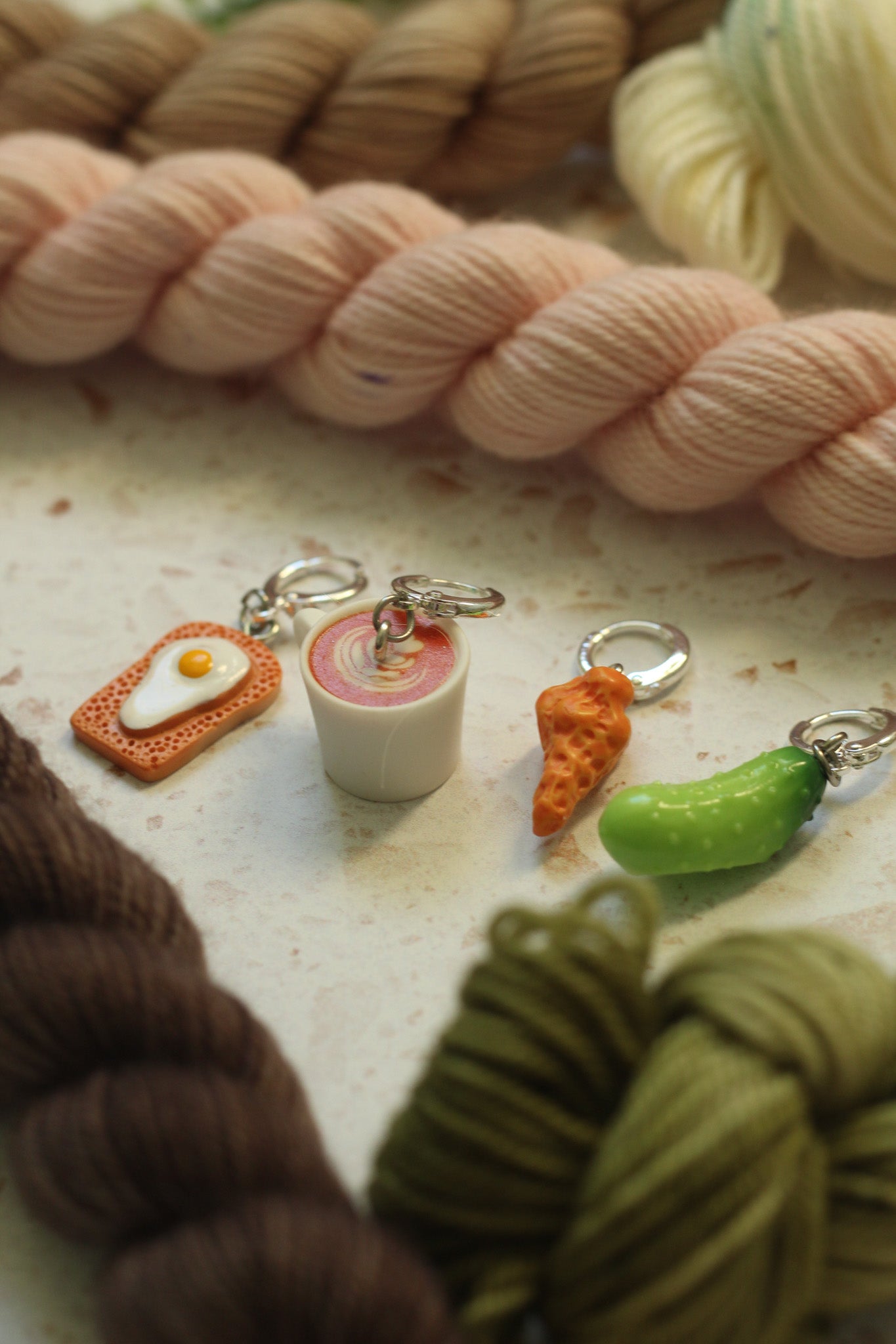 Food Themed Stitch Marker Set