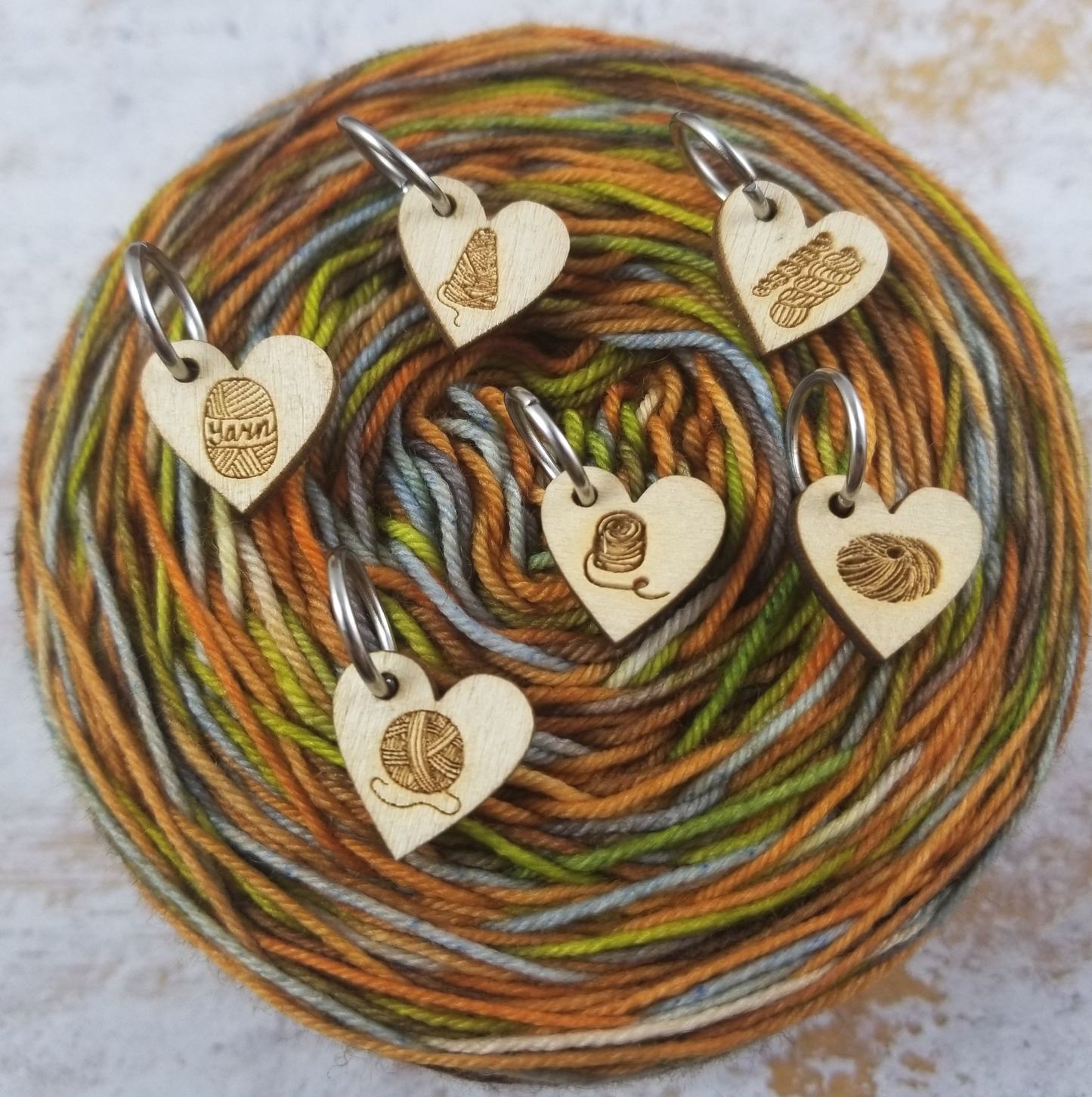 Katrinkles - Yarn Love Stitch Marker Set
