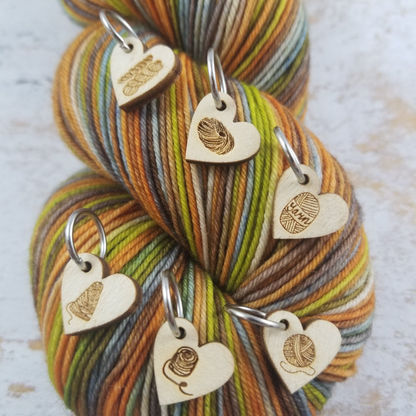 Katrinkles - Yarn Love Stitch Marker Set