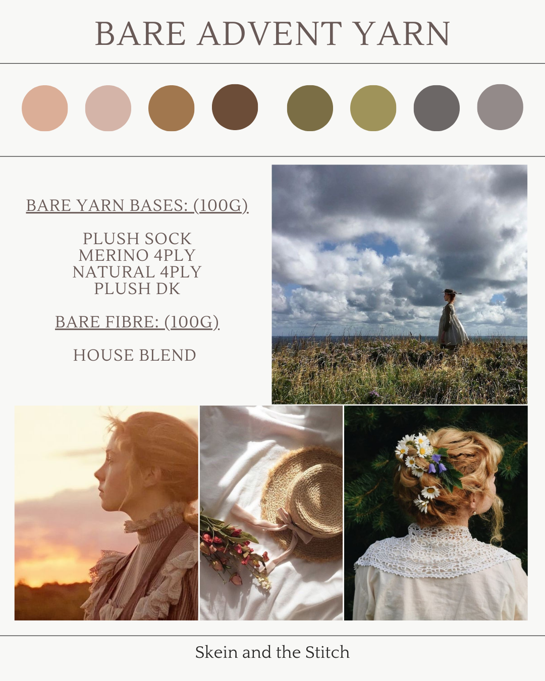 Bare Advent Yarn and Fibre - Preorder