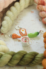 Load image into Gallery viewer, Midnight Diner Stitch Marker Set
