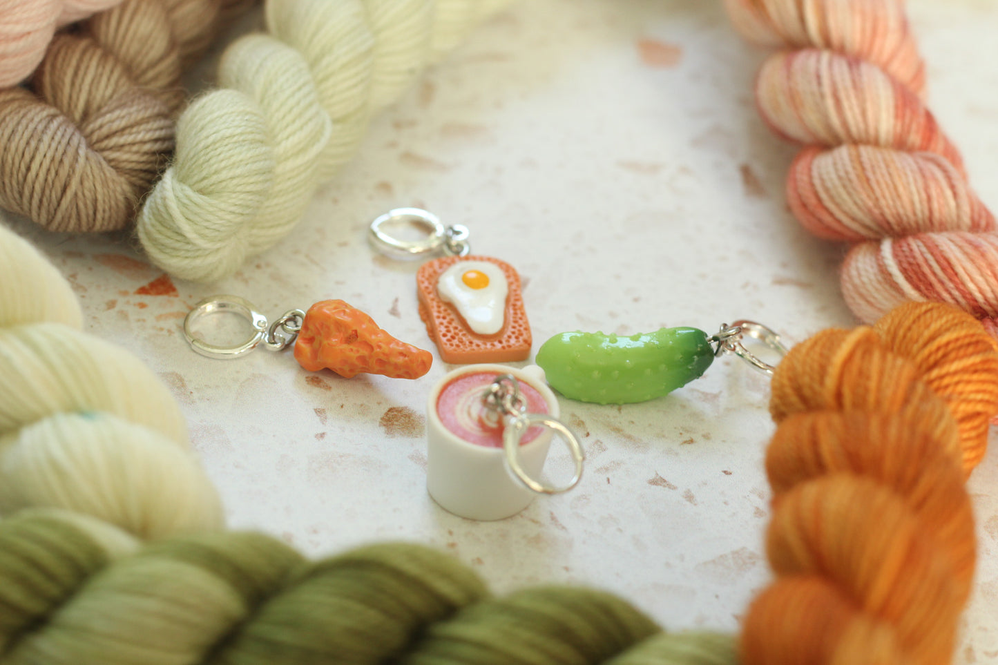 Food Themed Stitch Marker Set