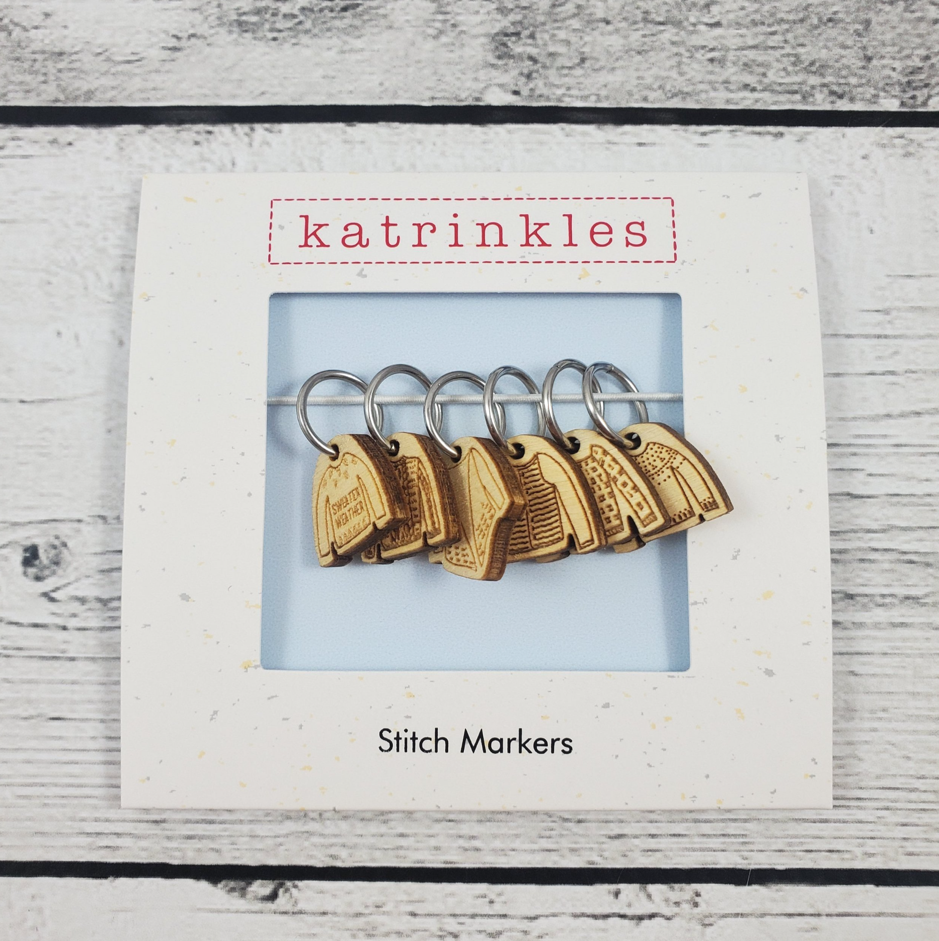 Katrinkles - Assorted Sweater Stitch Marker Set