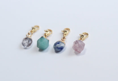 Spring Brights - Genuine Gemstone Stitch Marker Set