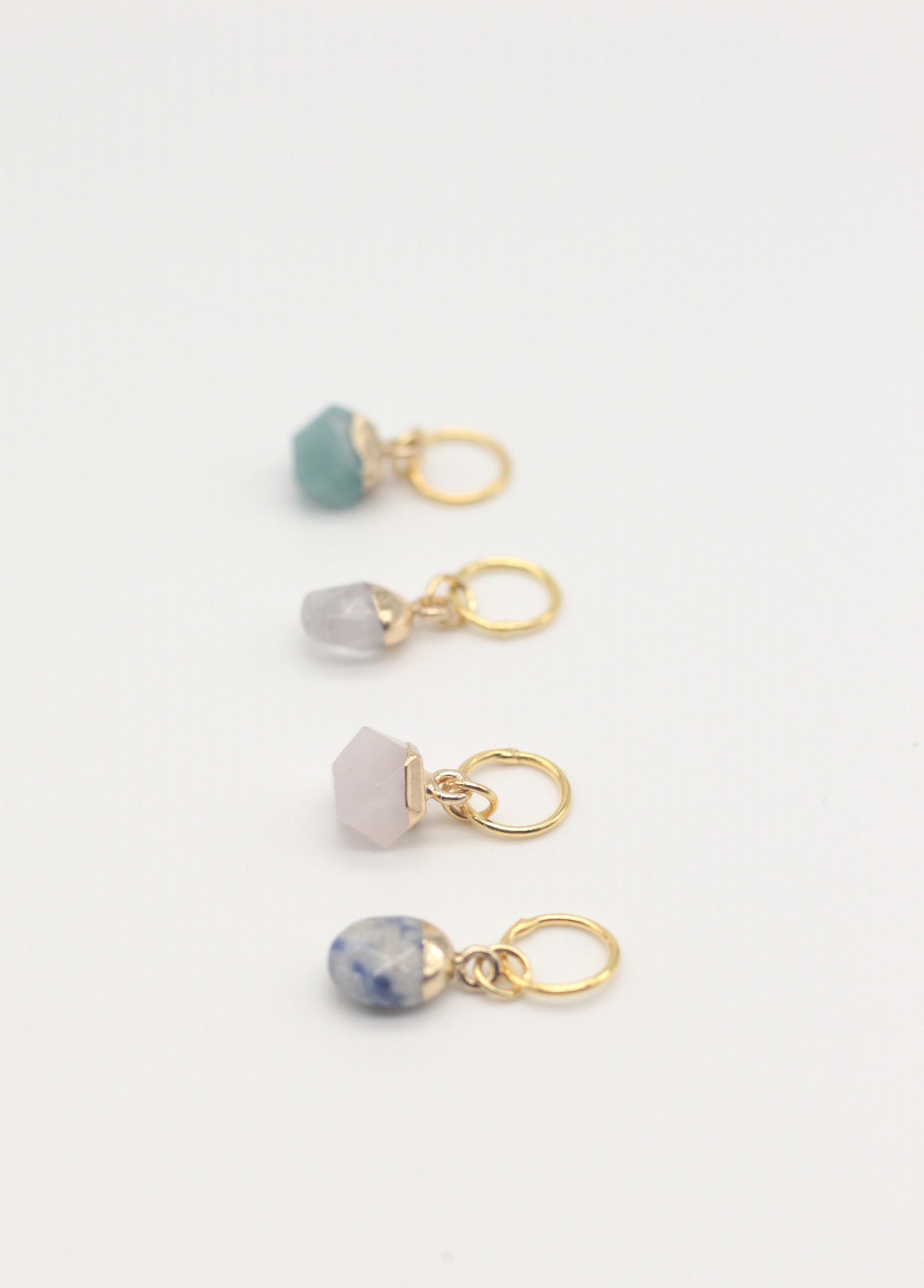 Spring Brights - Genuine Gemstone Stitch Marker Set