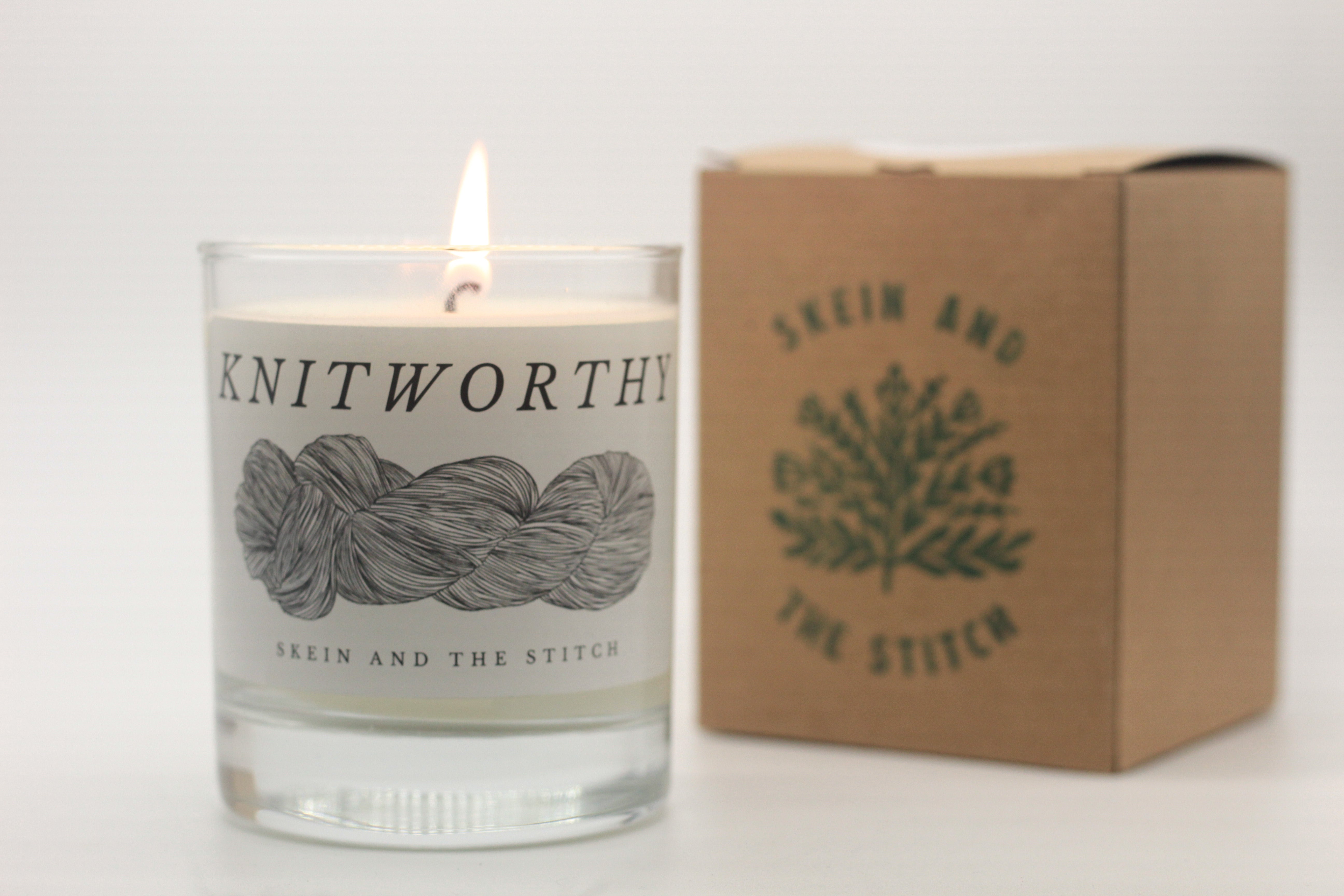 Knitworthy - Hand Poured Soy Wax Candle